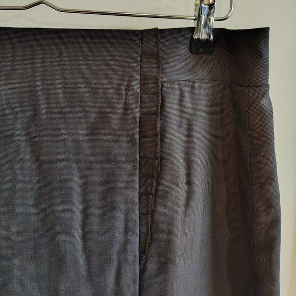 Sacoor Brothers Wool Silk A-Line Knee-Length Skirt size EU 42 / UK 14 / US 12 - Picture 2 of 12